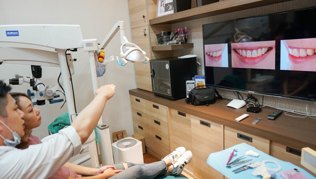 前牙美學專家-沈志容醫師推薦案例-網紅克萊兒牙齒美白全記錄-與醫師討論牙齒與笑容的問題