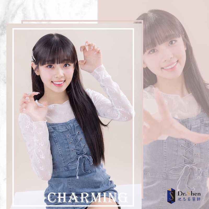 陶瓷貼片-水雷射牙齦-中信兄弟啦啦隊-Passion Sisters-維尼-療程後笑容-2-沈志容醫師-桃園 中信兄弟啦啦隊維尼完成陶瓷貼片與水雷射牙齦療程後的笑容,牙齒比例自然、線條勻稱,展現甜美自信形象